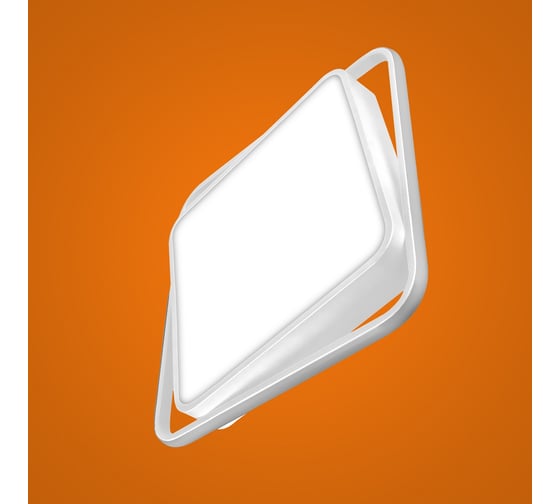 Изображение товара Потолочный светильник iSVET с пультом управления led, люстра, светодиодный ночник накладной белый 90 Вт ACL-106-1-3