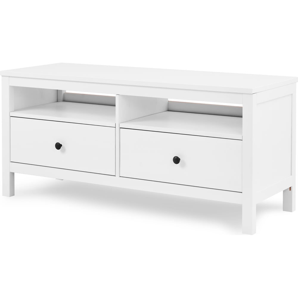 Изображение товара ТВ-тумба Лузалес КЫМÖР 124х57х47 белая с полками и ящиками