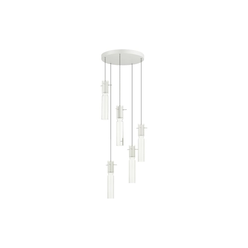 Изображение товара Каскадная подвесная люстра ODEON LIGHT LED 5*5W SCROW 5058/25LB белая