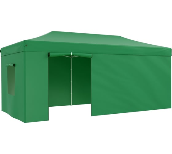 Изображение товара Садовый тент HELEX 3x6х3м, полиэстер, зеленый 4366