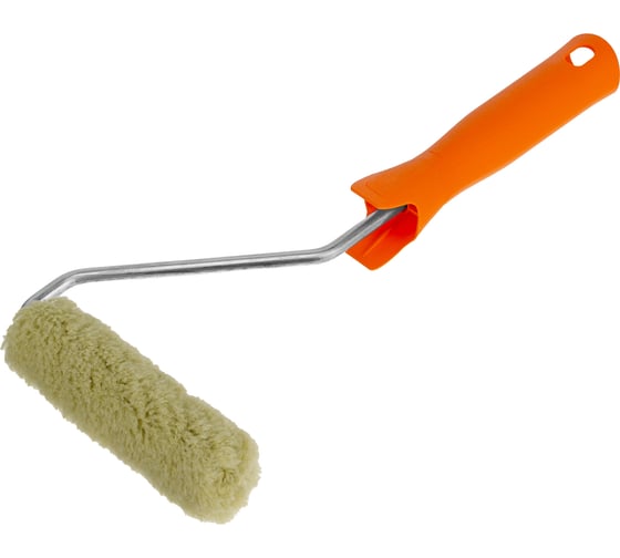 Изображение товара Мини-валик в сборе СИБРТЕХ "Фасадные работы", 110 мм,ворс 12мм,D16мм,Dруч.6мм 80588