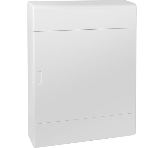 Изображение товара Навесной щит Рувинил серии Тусо на 54 модуля, белый, с непрозрачной дверцей, 648x116x468 мм 68054Б