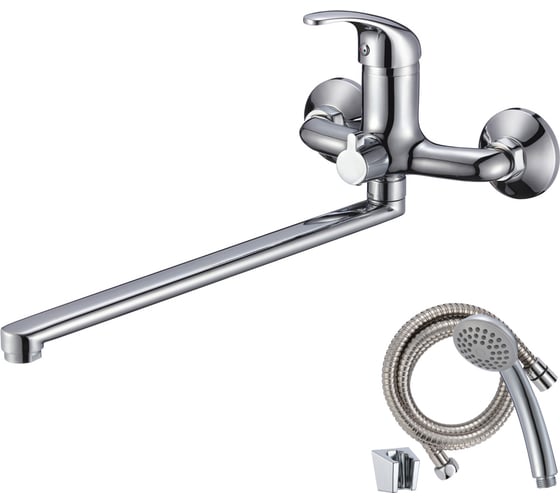 Изображение товара Смеситель для ванны с длинным изливом Wesnaart LISTOK, хром LIS01-320