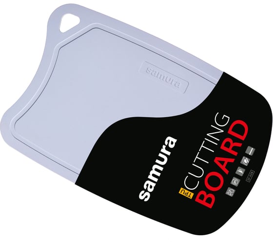 Изображение товара Доска Samura термопластиковая, 380x250x2 мм, серая SF-02G/K