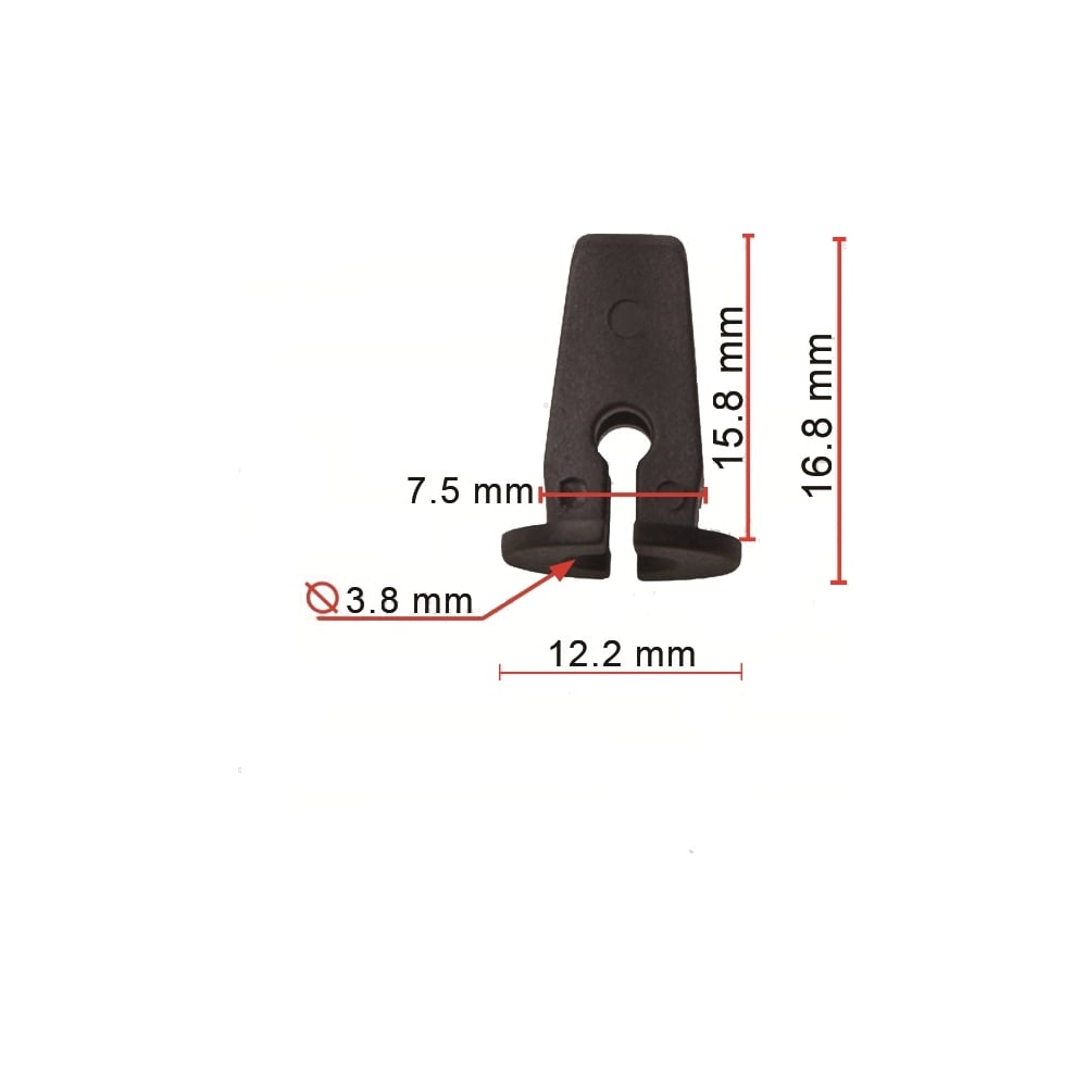 Клипса 50 шт AVERS 6N0809966A-50