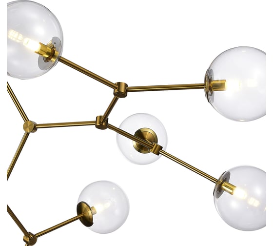 Изображение товара Подвесная люстра ST luce золотистый/прозрачный e14 8x40w, SL1506.203.08