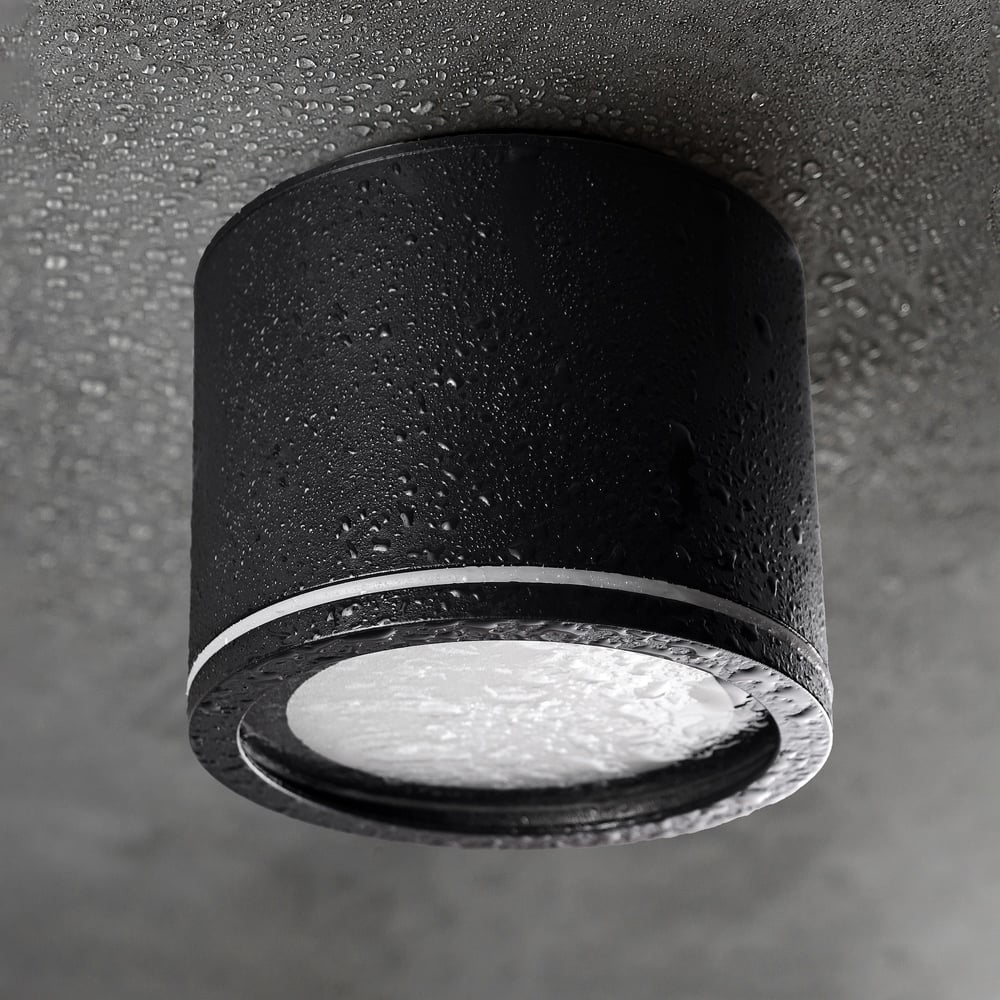 Изображение товара Потолочный спот iSVET GXL 101, черный, точечный светильник в ванную, защита от воды и брызг GXL-101-2-5