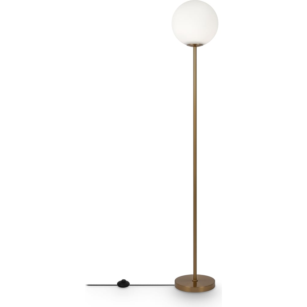 Изображение товара Напольный светильник Maytoni Ring MOD013FL-01BS с одной лампой E27 60 Вт современный дизайн