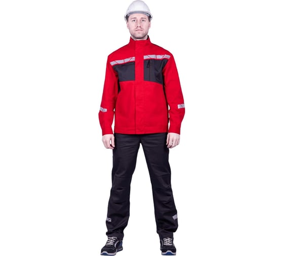 Изображение товара Летняя куртка ГК Спецобъединение СТРОНГ, красный-серый Кур 1608/104/170