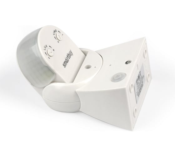 Изображение товара Инфракрасный датчик движения Smartbuy настенный 1200Вт, до 12м, IP44 sbl-ms-005