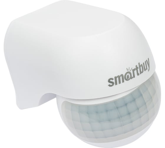 Изображение товара Инфракрасный датчик движения Smartbuy настенный 800Вт, до 12м, IP44 sbl-ms-007