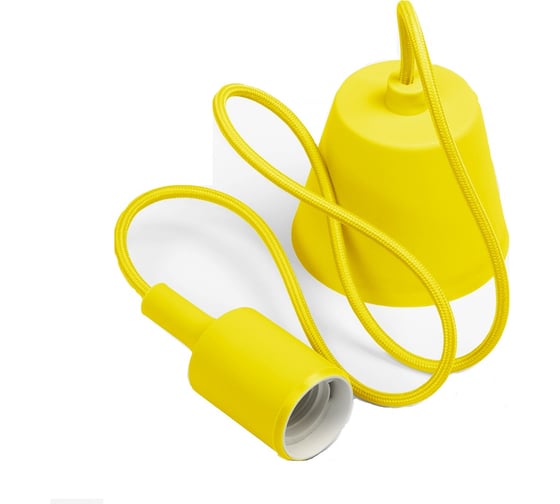 Изображение товара Подвес с патроном Smartbuy E27, 1 м, желтый SBE-CLHE27s-y