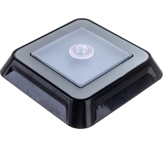 Изображение товара Светодиодный фонарь Smartbuy с датчиком движения и света 4 LED 4AAA, черный SBF-4-K