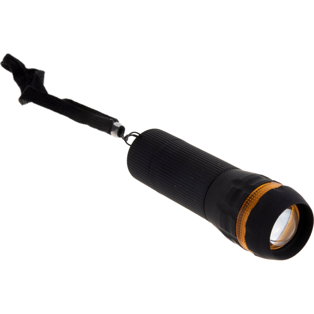 фото Светодиодный пластиковый фонарь smartbuy 3w, черный sbf-306-3ааа