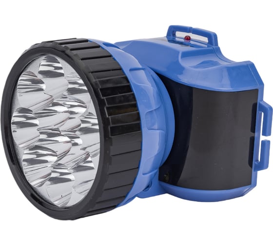 Изображение товара Аккумуляторный налобный фонарь Smartbuy 12 LED, синий SBF-26-B