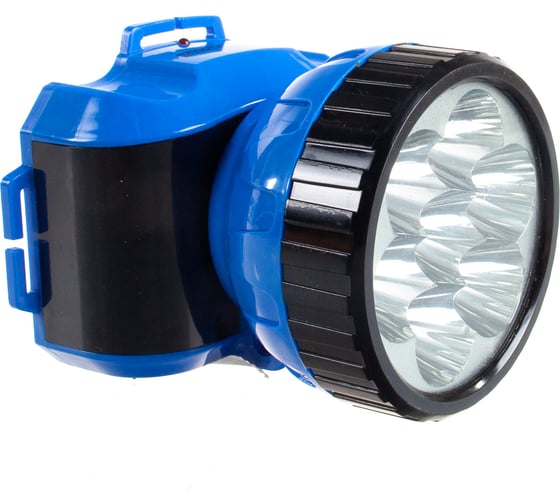 Изображение товара Аккумуляторный налобный фонарь Smartbuy 7 LED, синий SBF-24-B