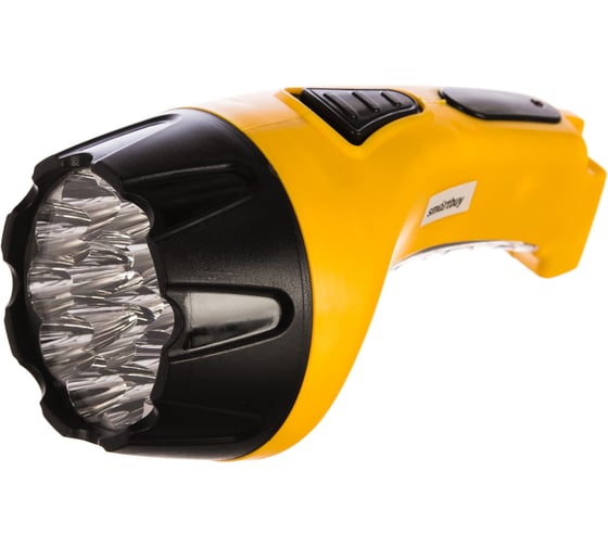 Изображение товара Аккумуляторный светодиодный фонарь Smartbuy 15+10 LED с прямой зарядкой, желтый SBF-89-Y