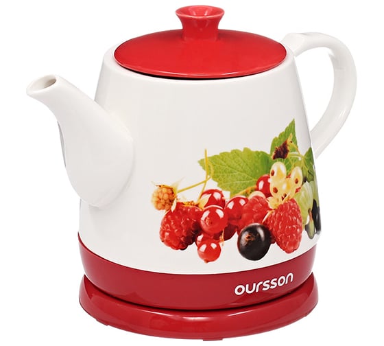 Изображение товара Электрический чайник OURSSON красный KE1742G/RD