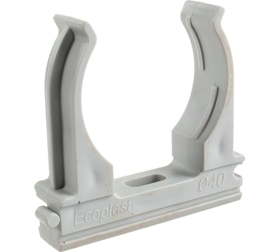 Изображение товара Держатель-клипса для труб Экопласт CF40G D40 мм, 10 шт 41740-10
