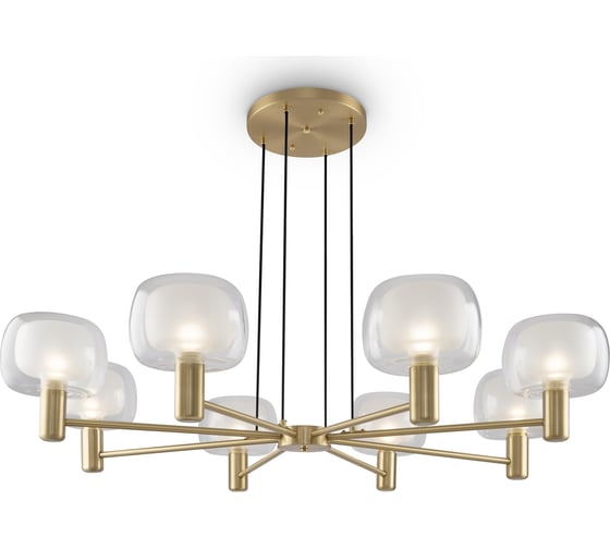 Изображение товара Подвесной светильник MAYTONI vision 8хe14x60w алюминий золото MOD411PL-08G