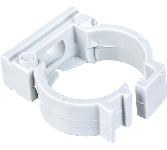 Изображение товара Держатель с защелкой для труб Экопласт CFC20G  D20 мм, 10 шт.41620-10