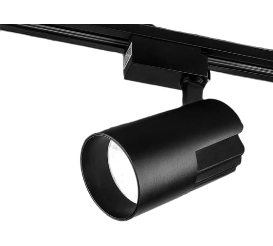 Изображение товара Трековый светодиодный поворотный светильник iSVET 30Вт спот, встроенная лампа, на шинопровод, белый TRK-102-3-4