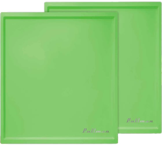 Изображение товара Поддон для пастилы Pullman 2 шт., универсальный, прямоугольный, 327x288x6,6 мм PL-010203-2 зеленый
