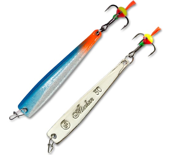 Изображение товара Вертикальная блесна ECOPRO Alaskan, 60 мм, 7.5г, BLS EPVJAT60BLS