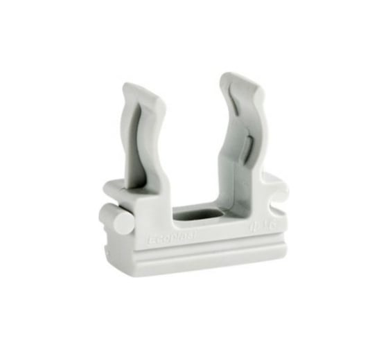 Изображение товара Держатель-клипса для труб Экопласт CF20G  D20 мм, 10 шт 41720-10