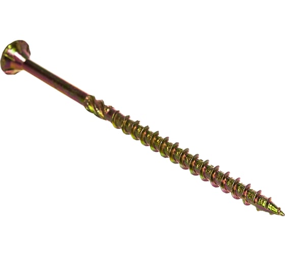 Изображение товара Саморез по дереву HIMTEX проф. желт. потай Torx 25 4,5x80 200 шт. 04580Fh