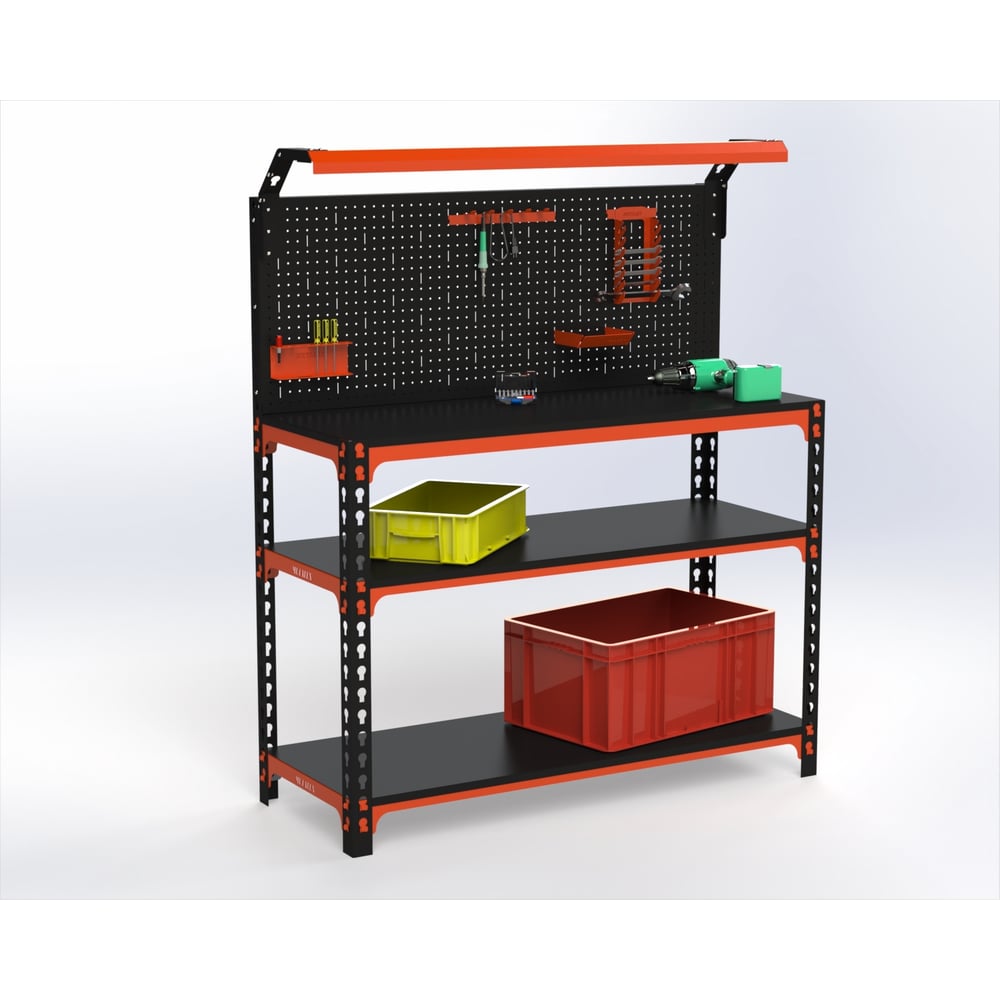 Изображение товара Верстак Металекс SUN 950x1300x500 мм с освещением