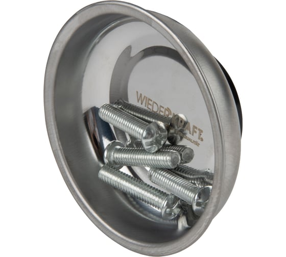 Изображение товара Круглый магнитный лоток WIEDERKRAFT 4" 100 мм WDK-65146