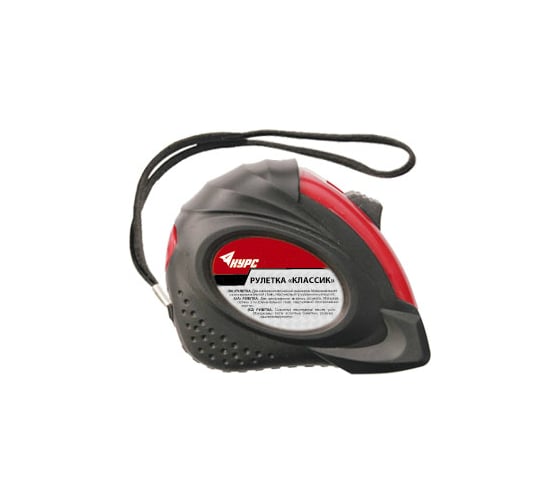 Изображение товара Рулетка КУРС "Классик" прорезиненный корпус 7,5 м x 25 мм 17177