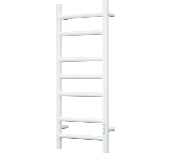Изображение товара Электрический полотенцесушитель Bauedge BAU Stil 30x80, 7 планок, универсальный, белый полуматовый DB-0039