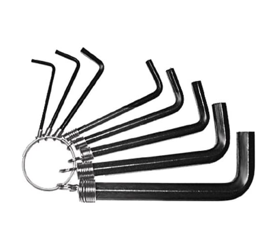 Изображение товара Ключи Hex, КУРС набор на кольце, 2-10мм. 8шт 64172