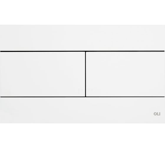 Изображение товара Кнопка смыва OLI SLIM механическая двухрежимная, белый 659041