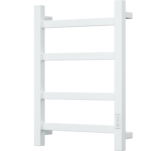 Изображение товара Электрический профильный полотенцесушитель Bauedge BAU Hotel 40x60, 4 планки, универсальный, белый полуматовый DB-0016