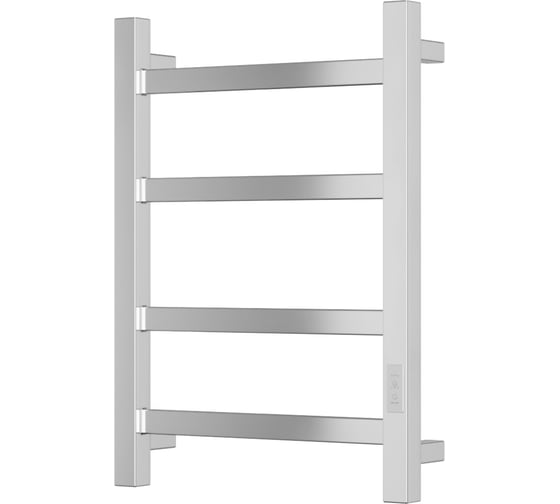 Изображение товара Электрический профильный полотенцесушитель Bauedge BAU Hotel 40x60, 4 планки, универсальный, нерж. сталь полированная DB-0017