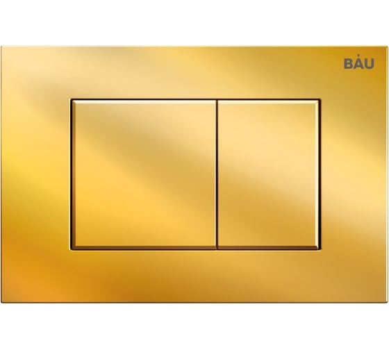 Изображение товара Кнопка смыва Bauedge BAU Stil для инсталляции, золото Q00013