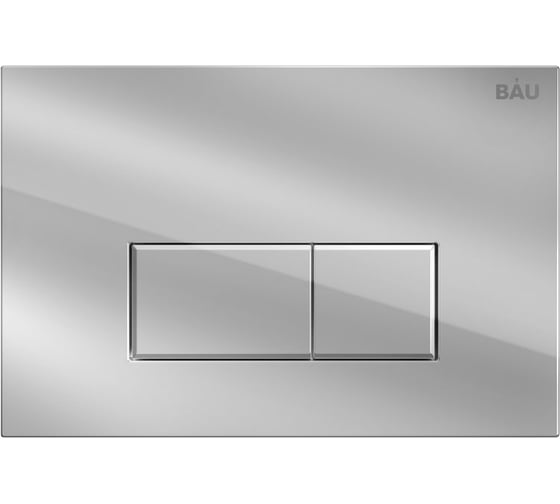 Изображение товара Кнопка смыва Bauedge BAU Hotel для инсталляции, хром Q00007