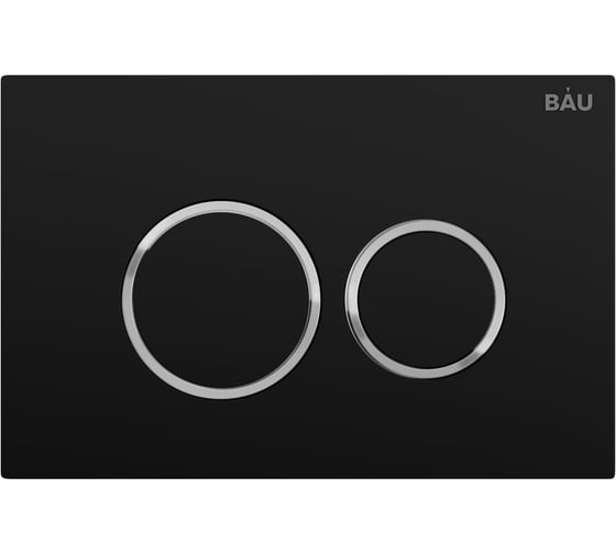 Изображение товара Кнопка смыва Bauedge BAU Dream для инсталляции, черный матовый Q00005