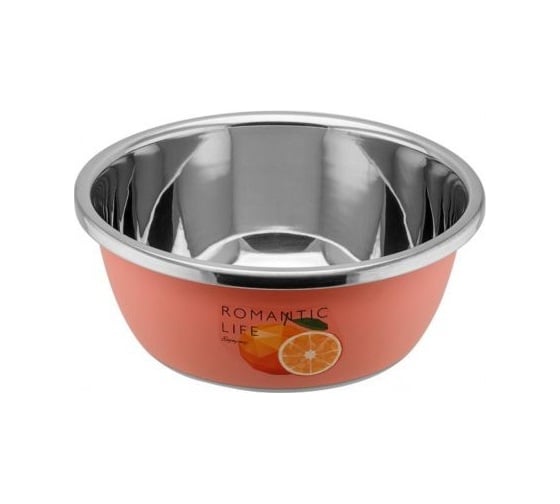 Изображение товара Миска для взбивания PERFECTO LINEA из нержавеющей стали, диаметр 26 см, апельсин,серия Romantic life 24-012628