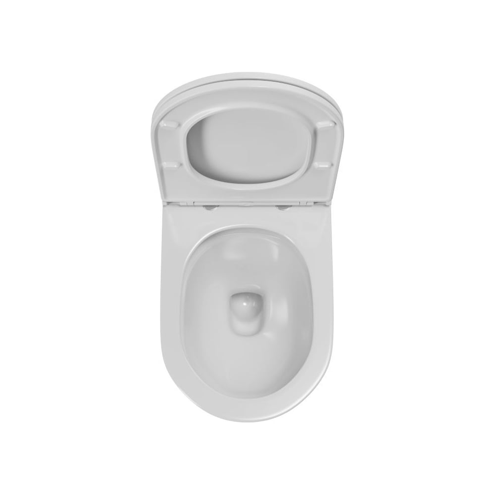 Изображение товара Подвесной безободковый унитаз Bauedge Bau Dream Hurricane3 с системой вихревой смывки