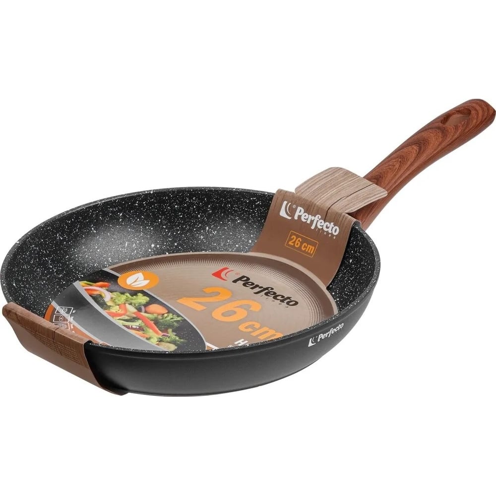 Изображение товара Сковорода PERFECTO LINEA 26 см с антипригарным покрытием