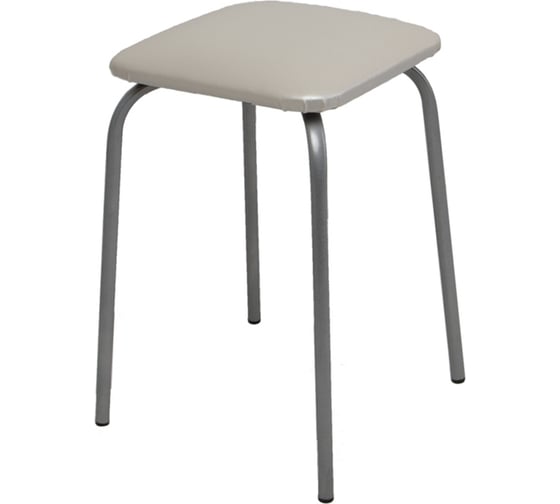 Изображение товара Табурет MODULE`S TYLE 18 радиус, саморезы, квадрат, жемчуг/хром ВИ0059