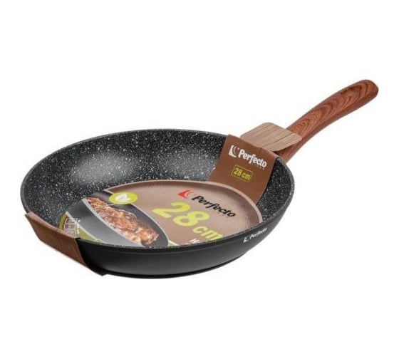 Изображение товара Сковорода PERFECTO LINEA 28x5.5 см, алюминий антипригарное покрытие, серия Hardy 55-285533