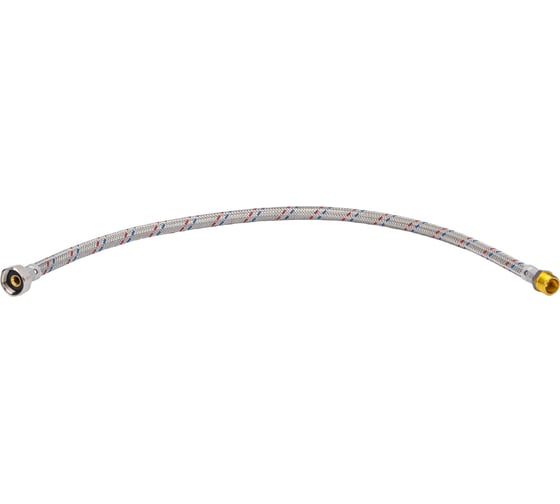 Изображение товара Гибкая подводка для воды НР 3/8" х ВР 1/2", длина 600 мм STOUT RG008P0SIFSGE2