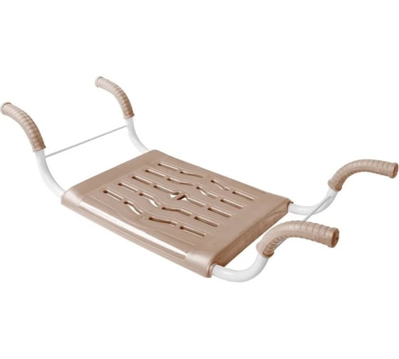 Изображение товара Пластмассовое сиденье на ванну Nika СВ4 СВ4/БЖ бежевый