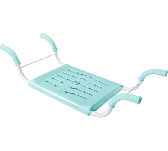 Изображение товара Пластмассовое сиденье на ванну Nika СВ4 СВ4/БР бирюзовый