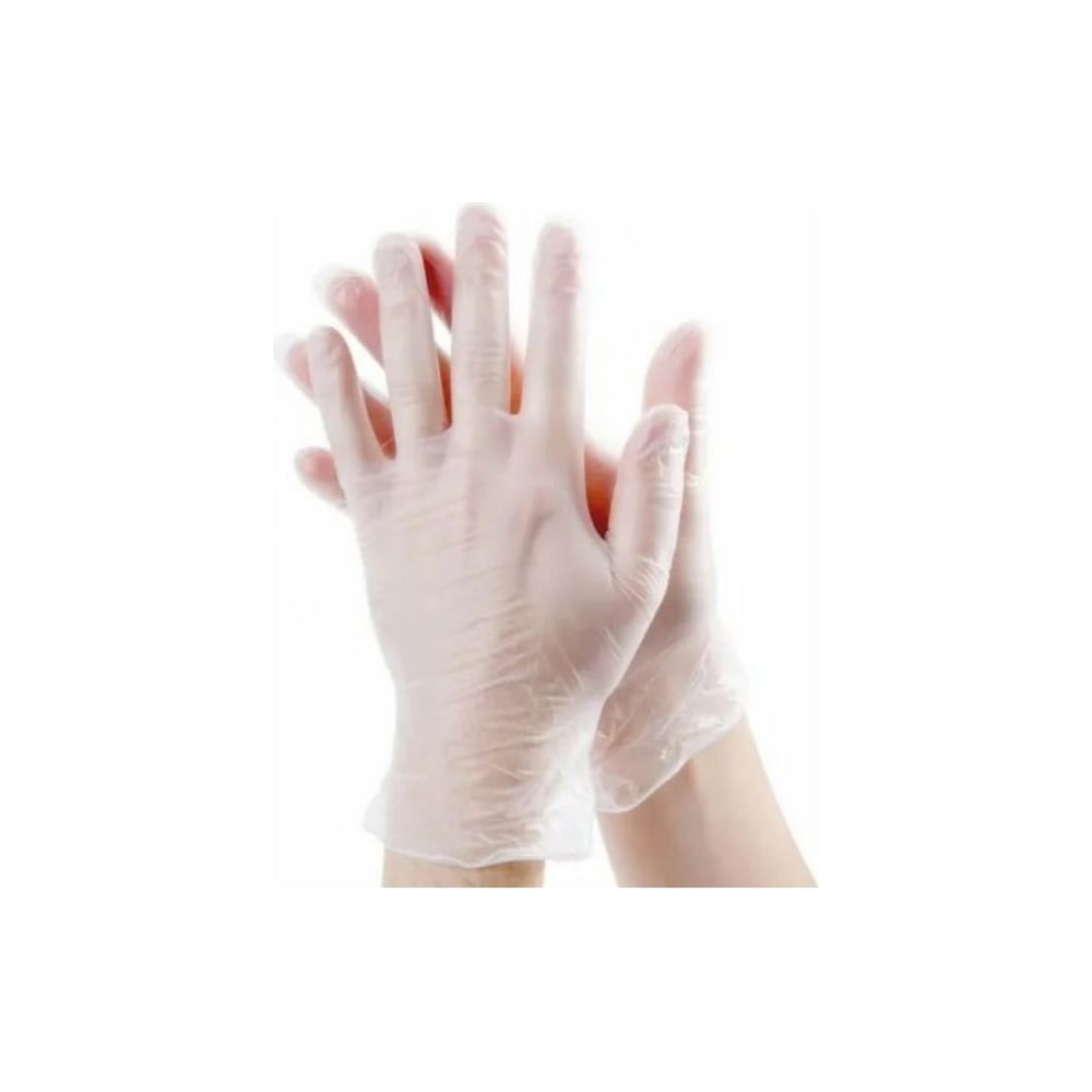 Виниловые перчатки Ladina, цвет белый